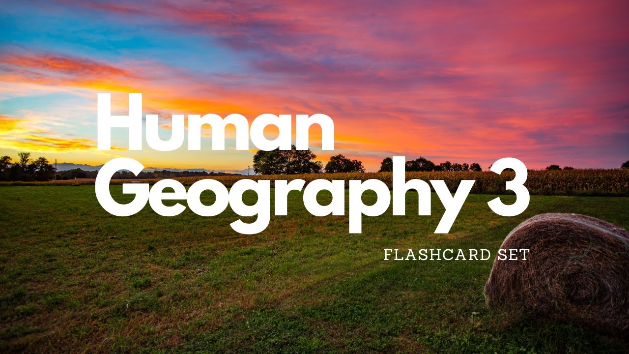 Human Geography YouTube