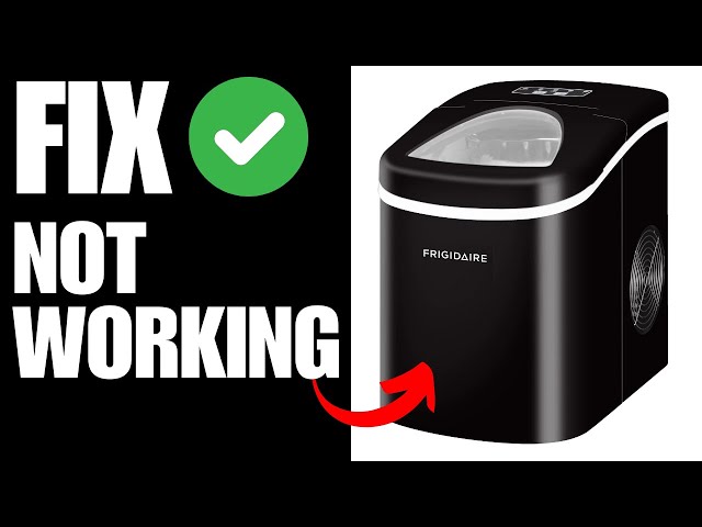 Frigidaire Countertop Ice Maker Troubleshooting: Quick Fixes