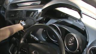 Nissan lafesta 2012 mazda5 mazda3 instrument cluster removal