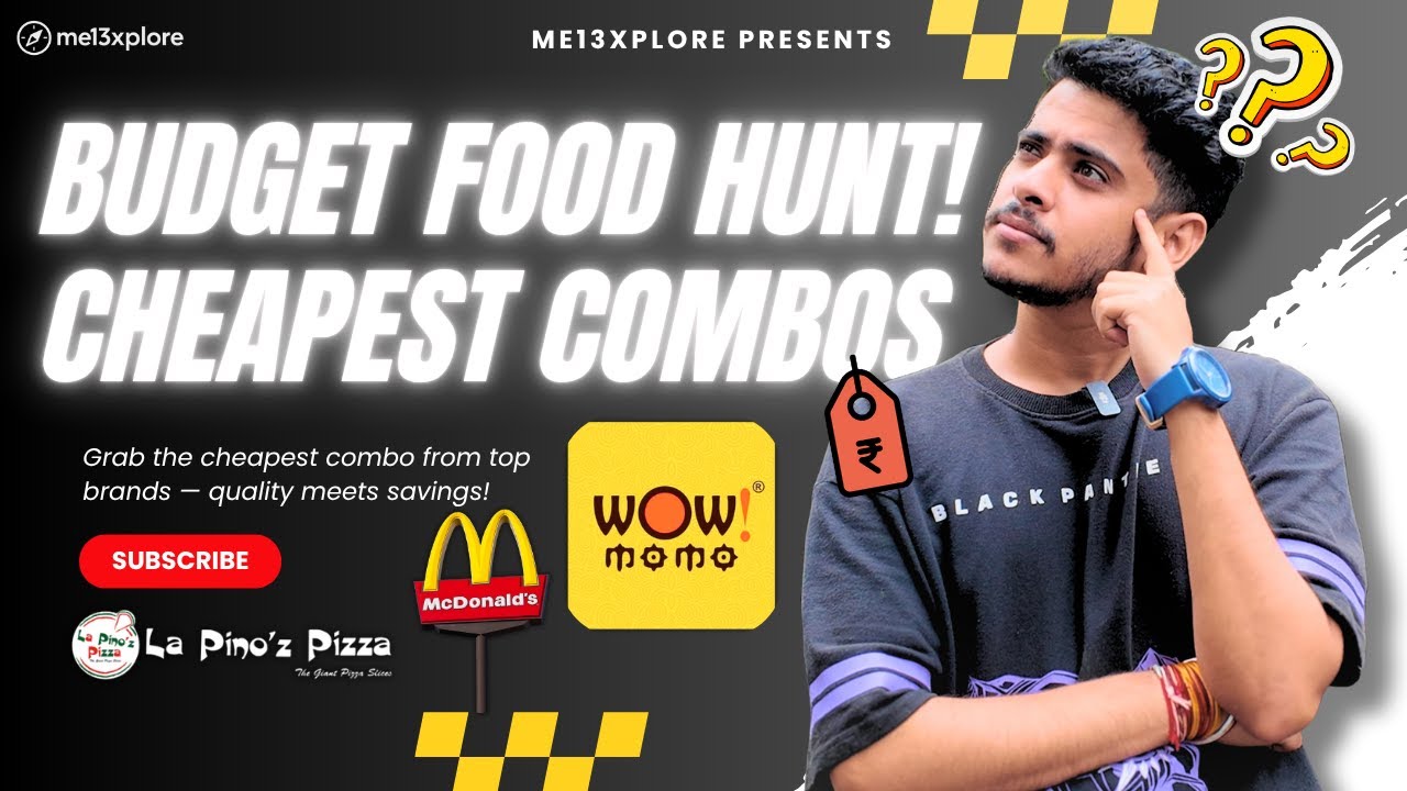 24 Hours Eating ONLY the Cheapest Combos! | Ultimate Budget Food Hunt