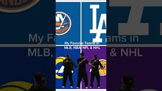 My Favorite Teams in MLB, NBA, NFL