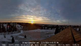 BismarckWeatherTimeLapse a year of sunsets