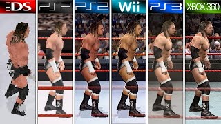 WWE SmackDown vs. Raw 2009 (2008) DS vs PSP vs PS2 vs Wii vs PS3 vs XBOX 360