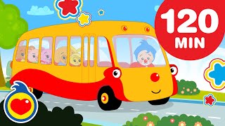 The Wheels on the Bus | Classic Nursery Rhymes | ♫ Plim Plim | Pre-K (+ 120 min)