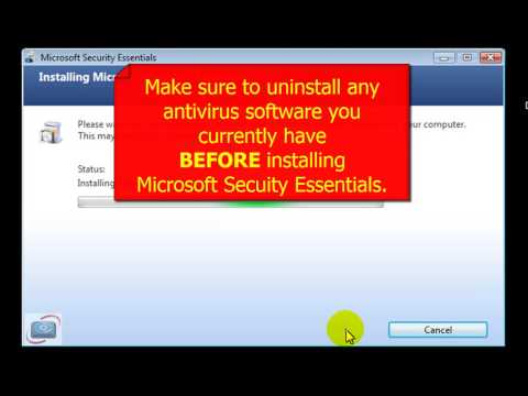 Installing Microsoft Security Essentials