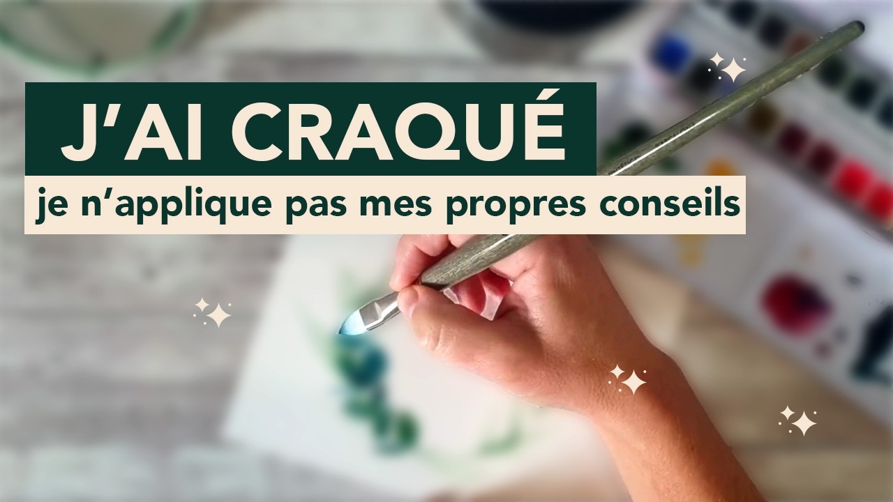 J'ai acheté un nouveau pinceau : on fait le point ensemble