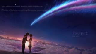 Sparkle By Radwimps Nightcore with S And English Translation