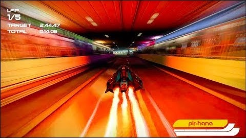 Wipeout Omega Collection: (old WR) Queens Mall TT Pir-hana prototype (rank 1, 2:44.13, A class)