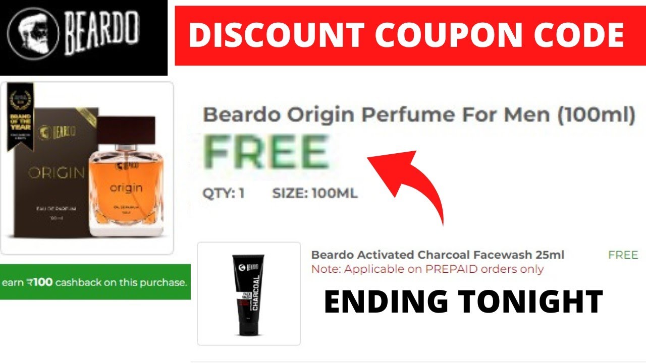 Beardo Free Products | Beardo Coupon Code 2022 |  Beardo Discount,Offers & Promo Code|100% working
