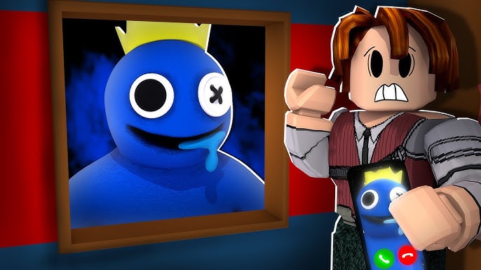 ME TRANSFORMEI NO PRIMEIRO AMIGO DO BICHO AZUL BABÃO NO RAINBOW FRIENDS E  ISSO ACONTECEU! (Roblox) 