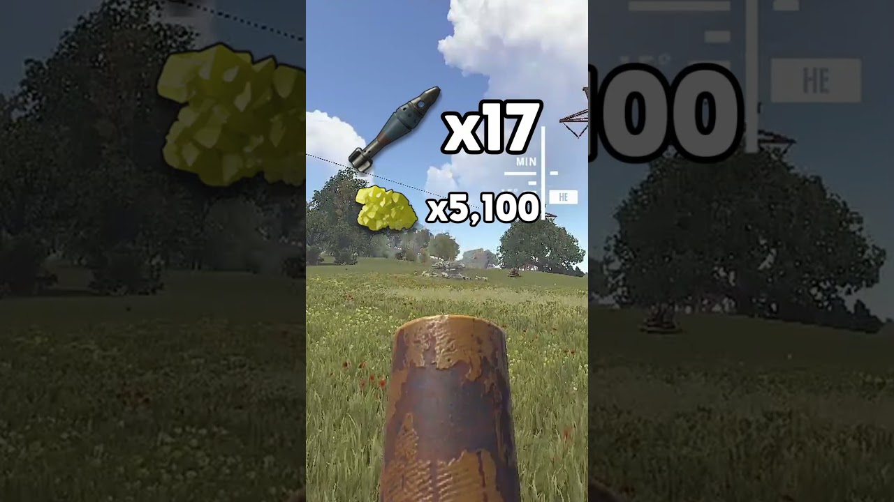 Mortars vs EVERY Wall in Rust #rust
