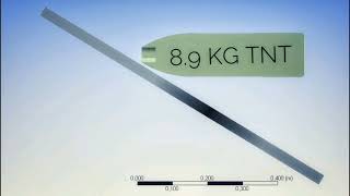 8.9 kg TNT vs RU251 //overpressure