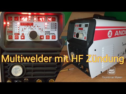 Unboxing Andeli MIG 270TPL - YouTube