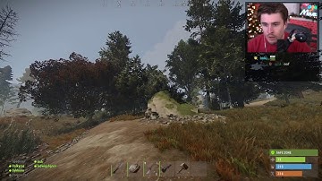 Ludwig flies a helicopter in rust for the first time | Rust OTV Server