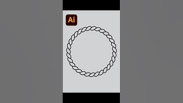 Rope Pattern Brush in Adobe Illustrator | Illustrator Tips and Tricks
