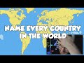 TommyKay Tries to Name Every Country in the World - Tommy Does Geography Quiz