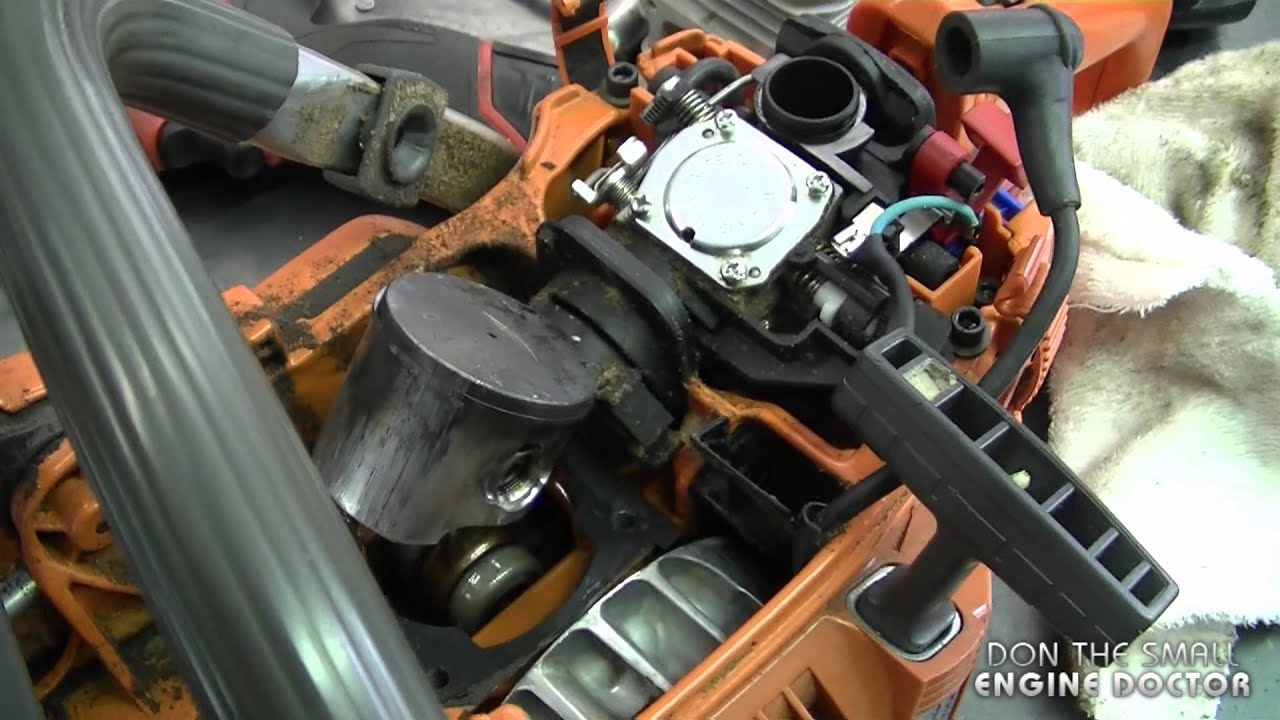 Blown Up Husqvarna 351 Chainsaw