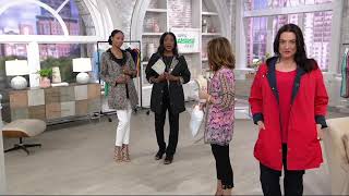 Susan Graver Water Resistant Reversible and Packable Jacket on QVC