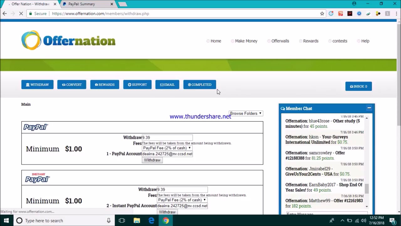 The best survey site to make money online with proof 2019 !! ( Offernation )