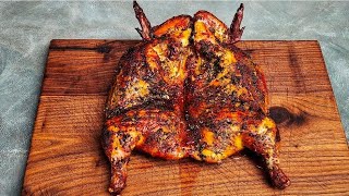 Grilled Chimichurri Chicken Recipe | Drum Smoker Cooking