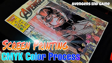 [SCREEN PRINTING] CMYK COLOR PROCESS - AVENGERS