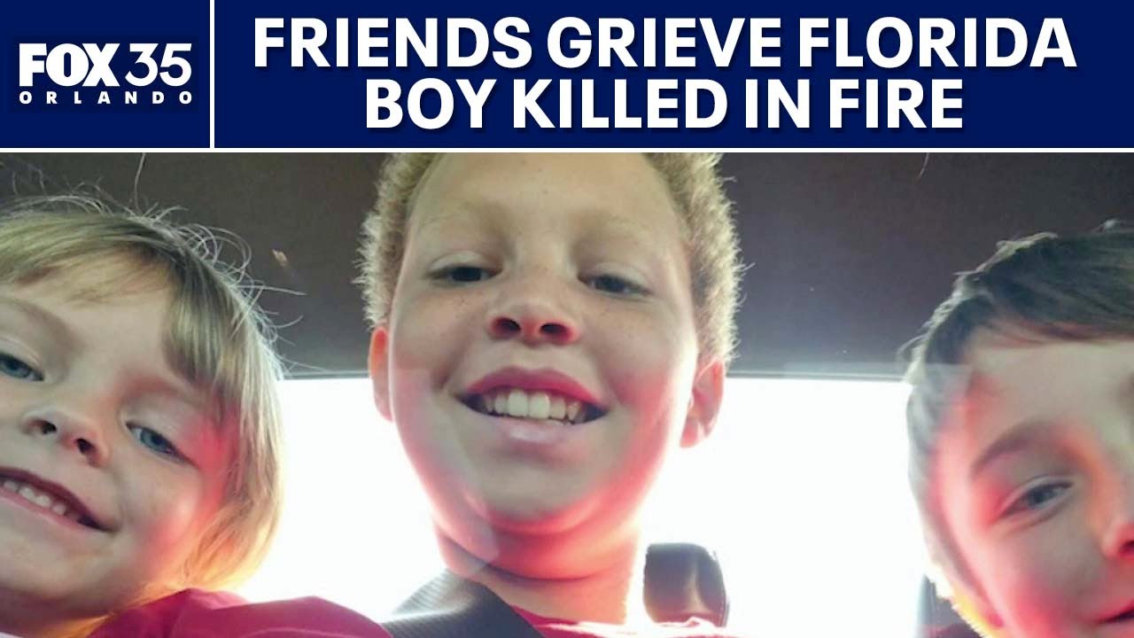 Friends grieve Florida boy, grandmother who died house fire