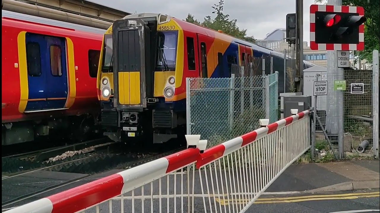 Feltham Level Crossing, London