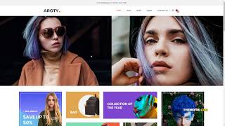 Aroty - Clean, Minimal Shop WordPress WooCommerce Theme screenshot 4