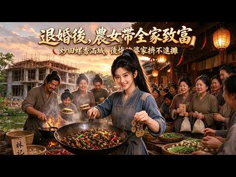 🍲 【FULL】古代農女靠廚藝翻身，💰 田螺肉夾饃火爆全城，🔥 曾經退婚的人全傻眼#短劇 #全集 #鏡月劇場 #full #drama #種田 #女頻爽文 #女主逆襲 #大女主逆襲 #女主成長