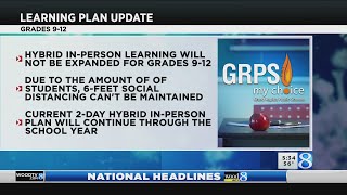 GRPS high school hybrid schedule staying the same