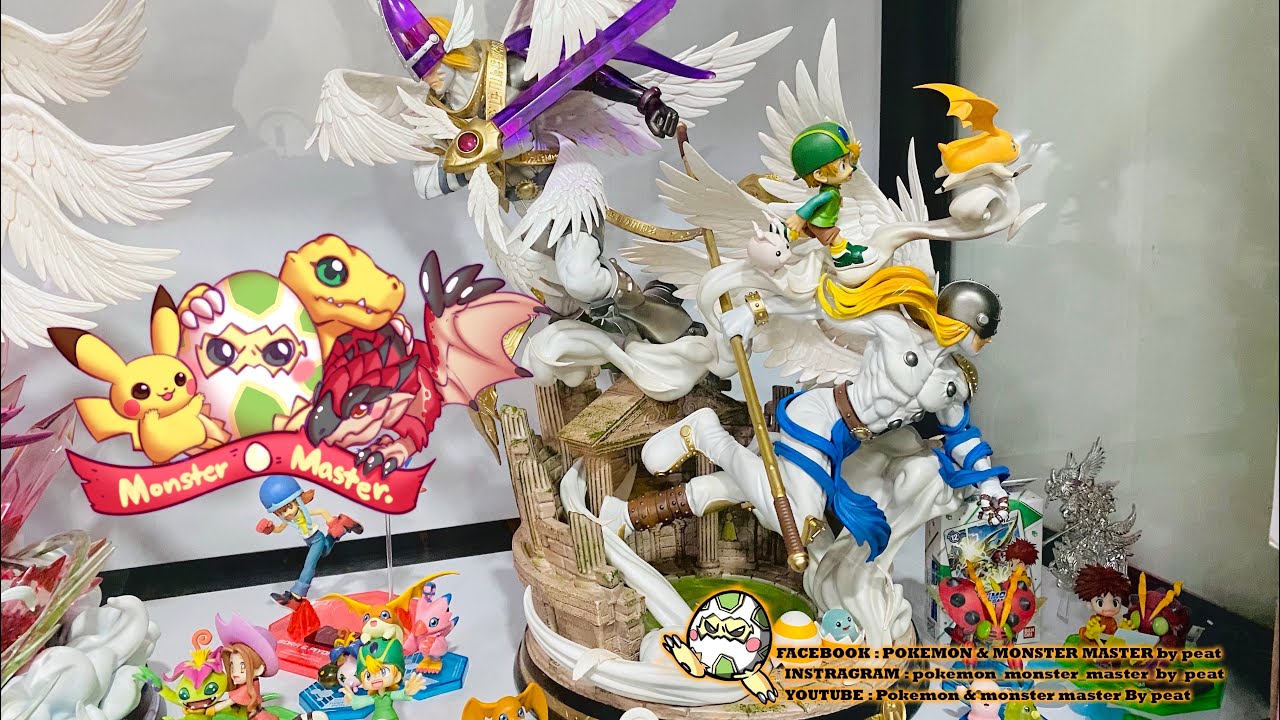 [Unbox] Takeru & Angemon family resin เรซิน | Digimon (ดิจิมอน) | GD Studio