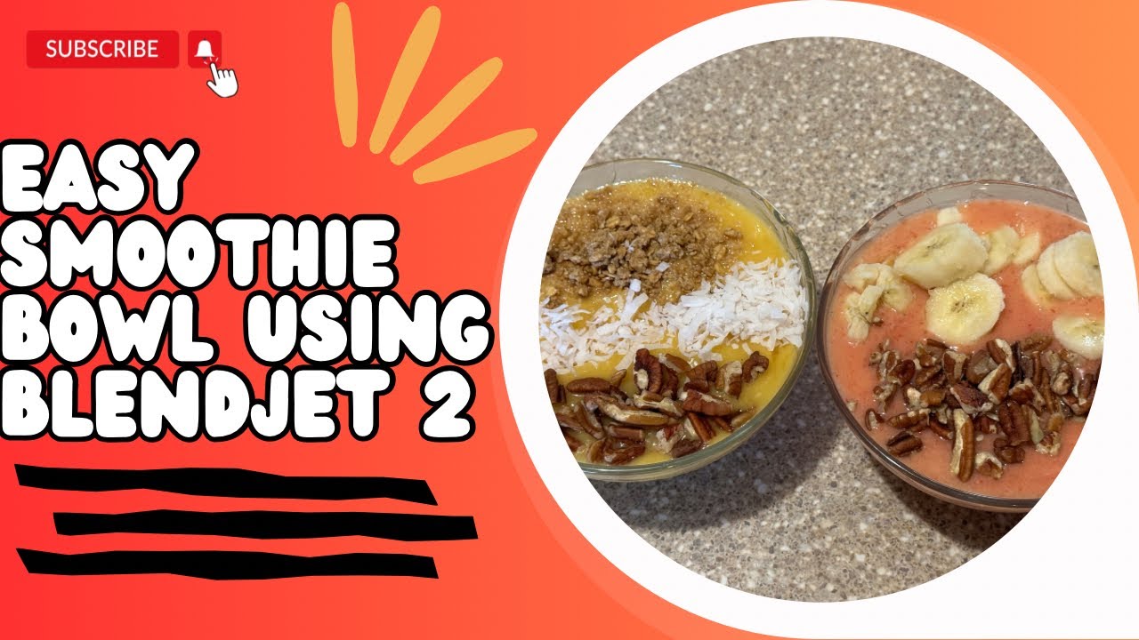 Quick and Simple Smoothie Bowl Recipes BlendJet 2 Portable Blender