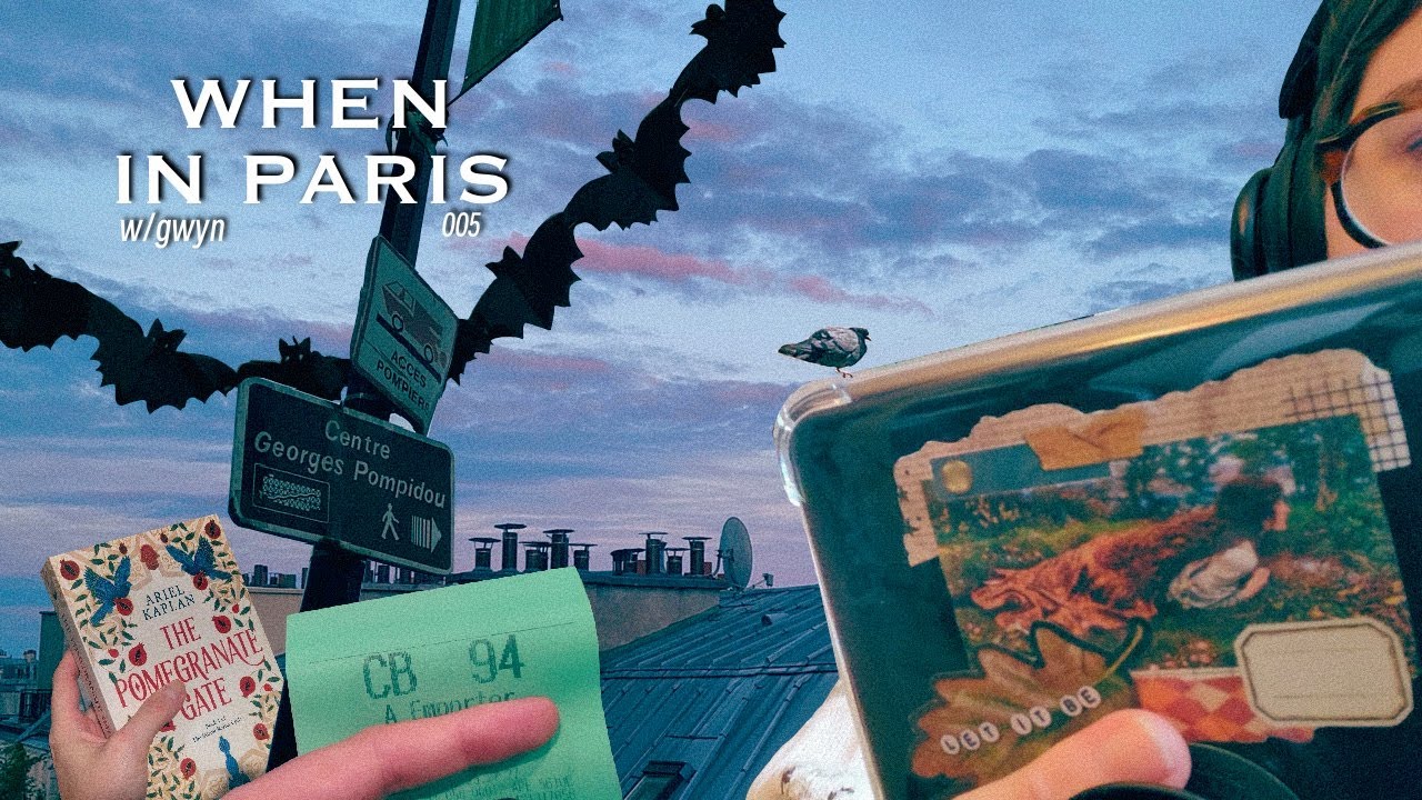 when in paris ✿ resting, book shopping, chainmail ✑ vlog n°005