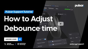 How to Adjust Debounce time? | Pulsar.gg Tutorial
