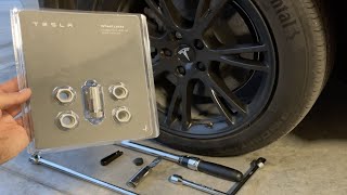 Tesla Wheel Locks  Installing on Model Y