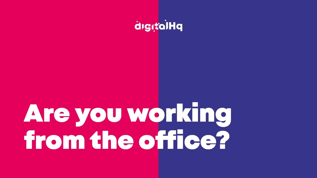 Are you working from the office in your hybrid work model? Discover DigitalHQ efficiency.