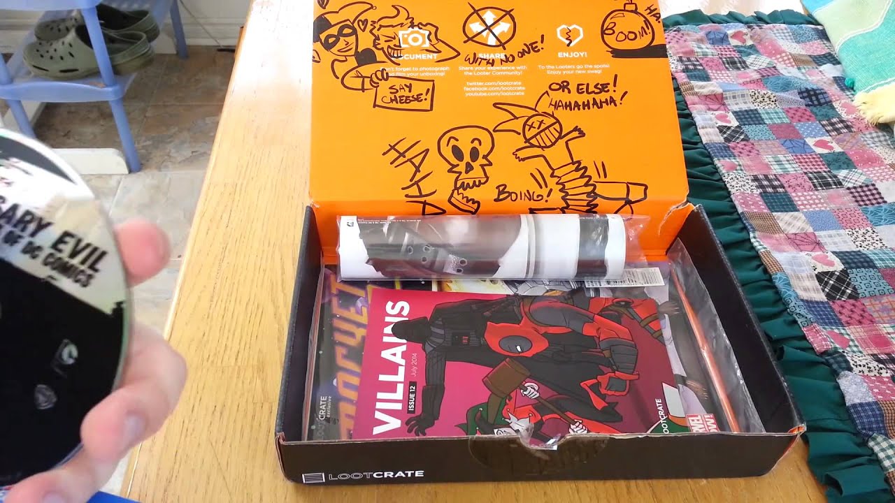 Loot Crate Canada - July 2014 - Villains Edition 1080p