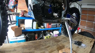 2021 Yamaha WR450F AXP Extreme 8mm skid bash plate and chain guide.