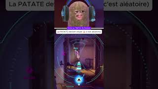 La PATATE devient sniper 😱 (c'est aléatoire)  #twitch #overwatch2 #overwatch #gaming #humour #girl