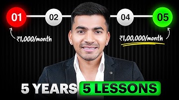My 5 Year Trading Lessons Every Beginner Must Know | Stock Burner