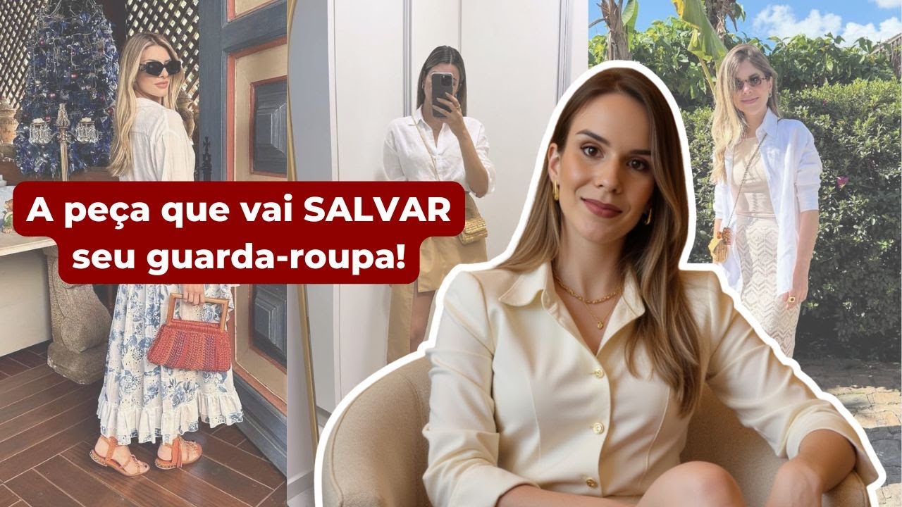 A peça que vai salvar seus look! Guia da camisa branca