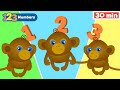 Numbers Around the Globe | Counting Numbers with Animals for Kids | Numbers Song | How to count 1-10