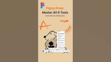 Figma Draw Brushes | Figma Draw #figma #youtubeshorts #shorts #viral #trending #uidesignlearning