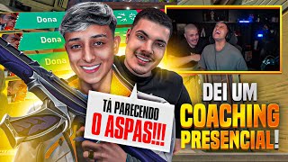 SOU o NOVO TREINADOR do DONA só que NO VALORANT! (amassou muito)