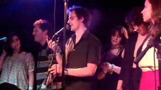 Brian Holden announcing Jim and The Povolos at The Beat Kitchen