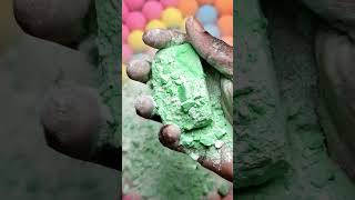 Crushing SOAP BOXES with STARCH | Satisfying soap ASMR