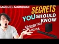 Samsung Soundbar 2024 ⚡️ Change this setting 👌  Feel the powerful sound
