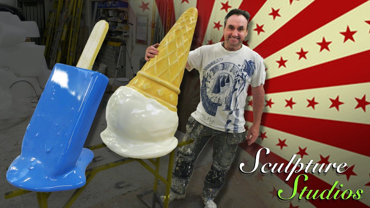 Giant Ice Creams and Ice Lollies by Sculpture Studios