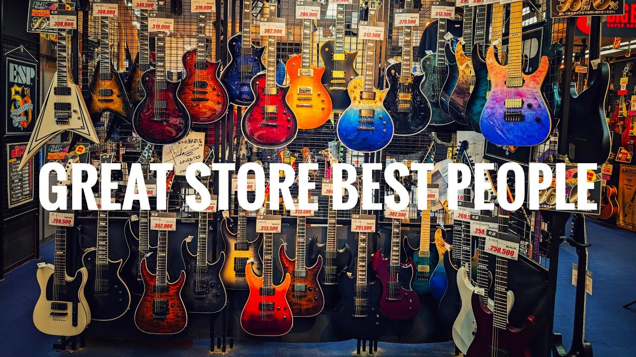 Big Boss TOUR: The ESP Flagshig Store in Tokyo