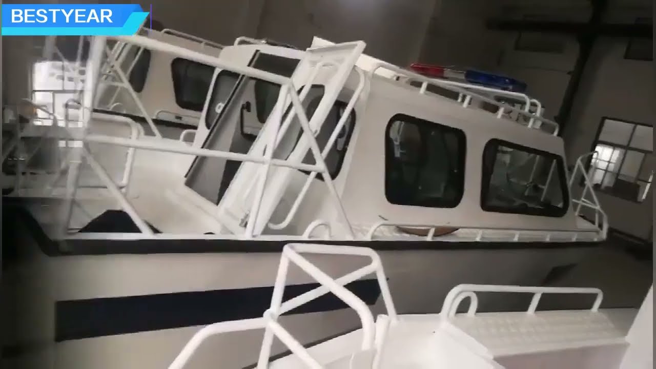 Bestyear 6.5m Aluminum Cabin Boat with 6-8 Seats, Boat, Aluminum Fishing Cabin Boat